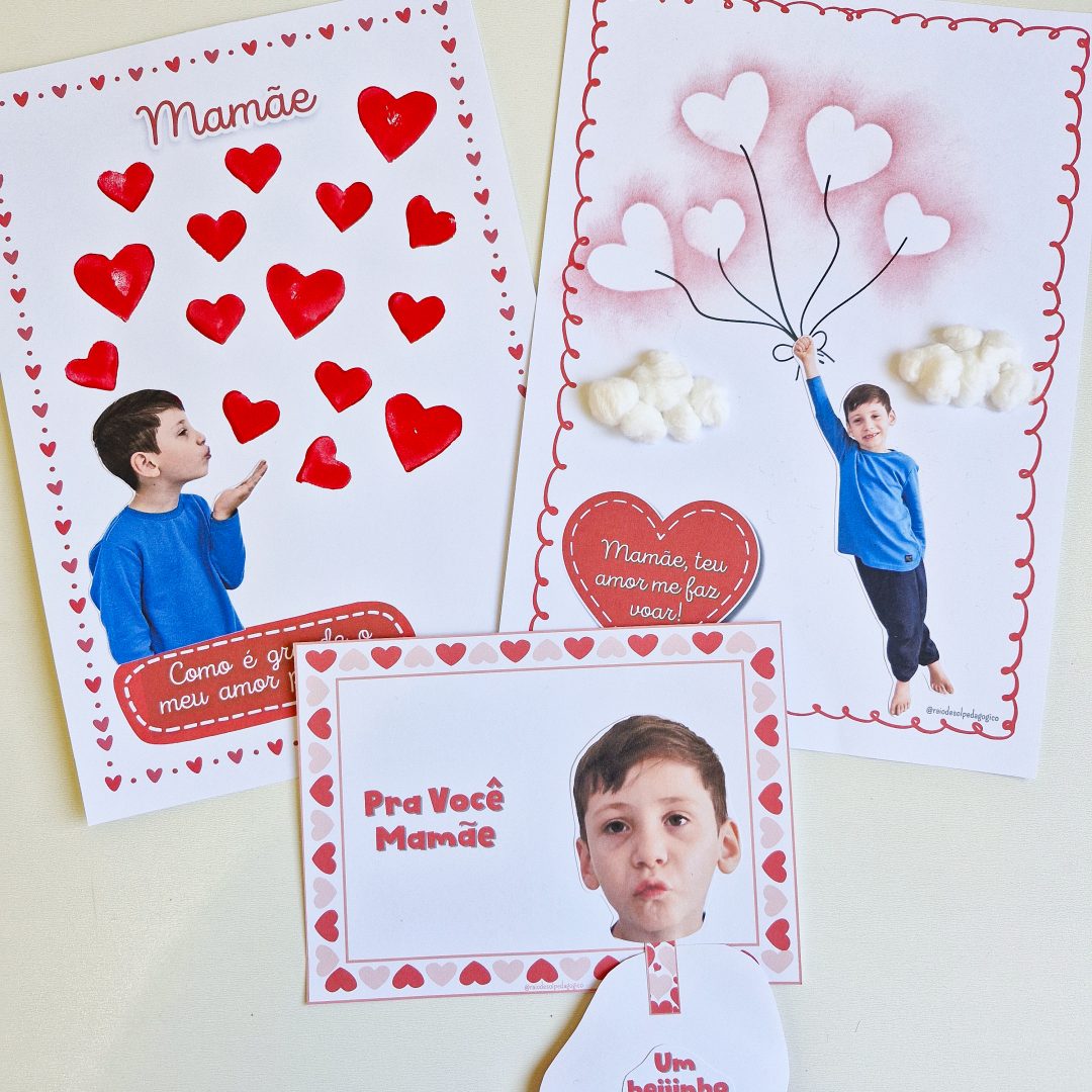 Combo Cartões com Foto - Dia das Mães