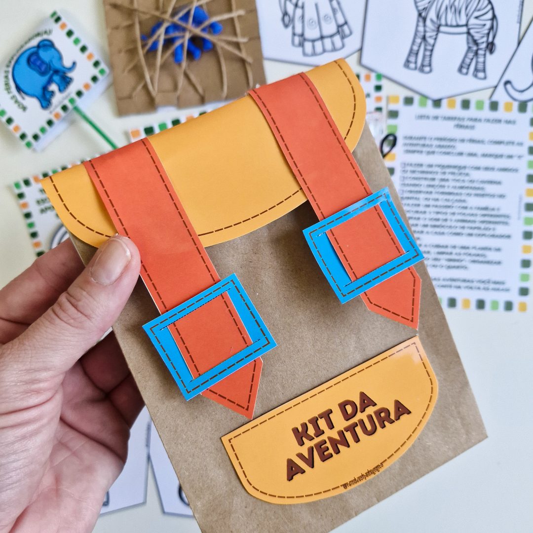 Kit da Aventura - Lembrancinhas de Férias e Volta às Aulas