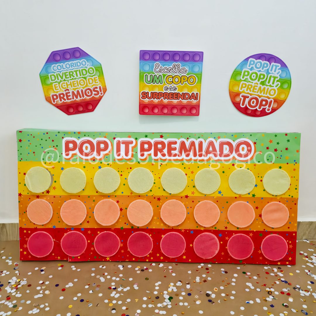 Painel Pop it Premiado