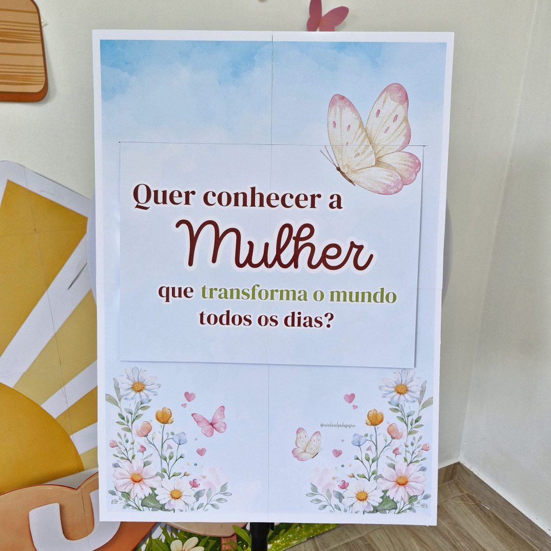 Painel de Recepção - Dia da Mulher