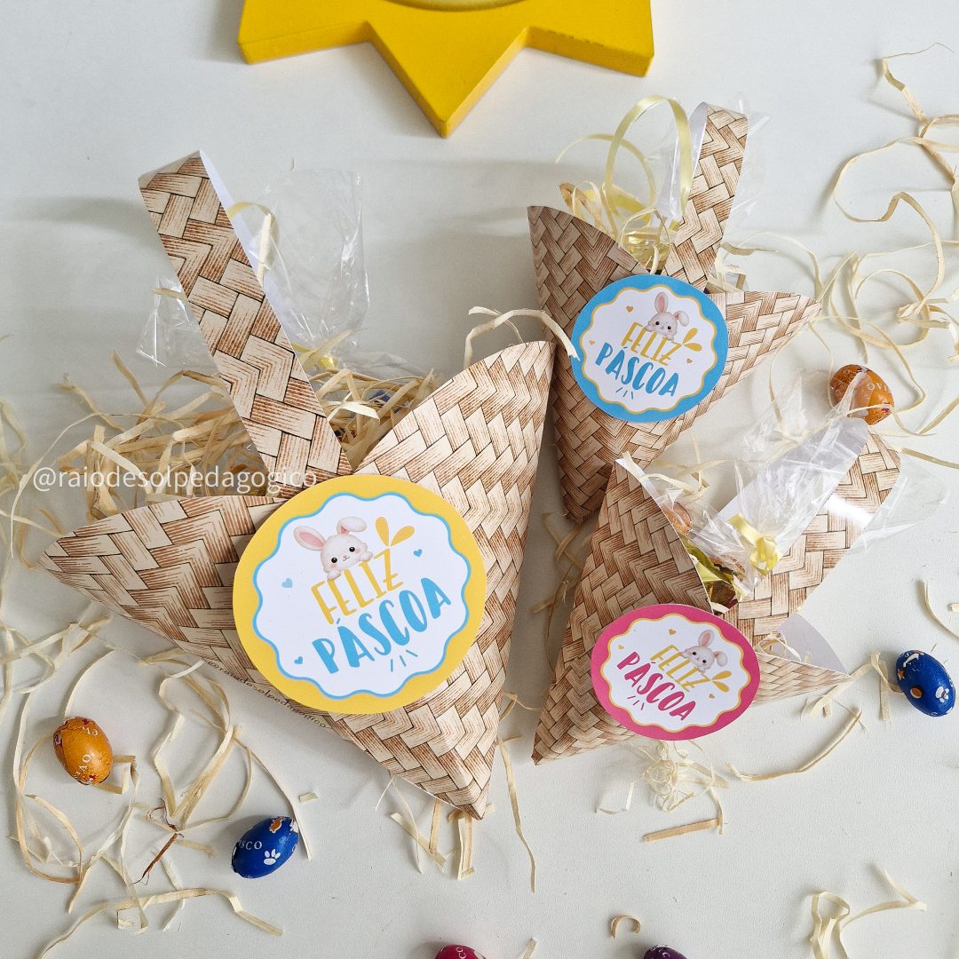 Lembrancinha de Páscoa - Cestinha