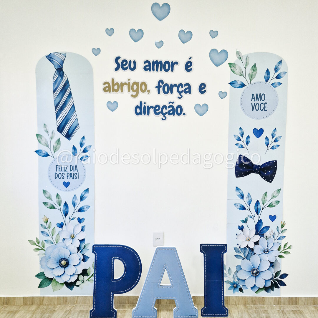 Painel Dia dos Pais - Flores