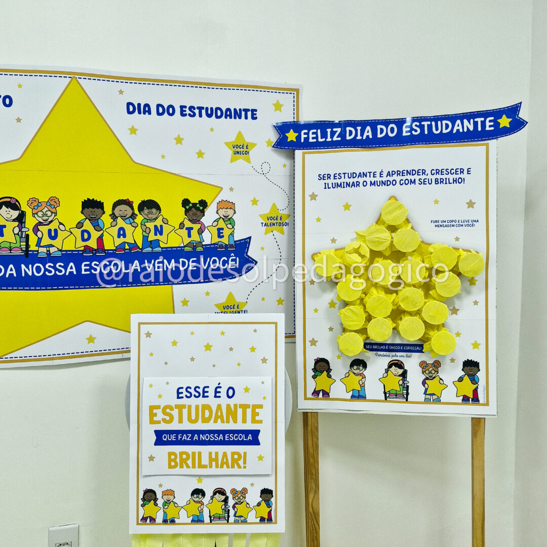 Coleção Dia do Estudante - Painéis para Recepção Escolar